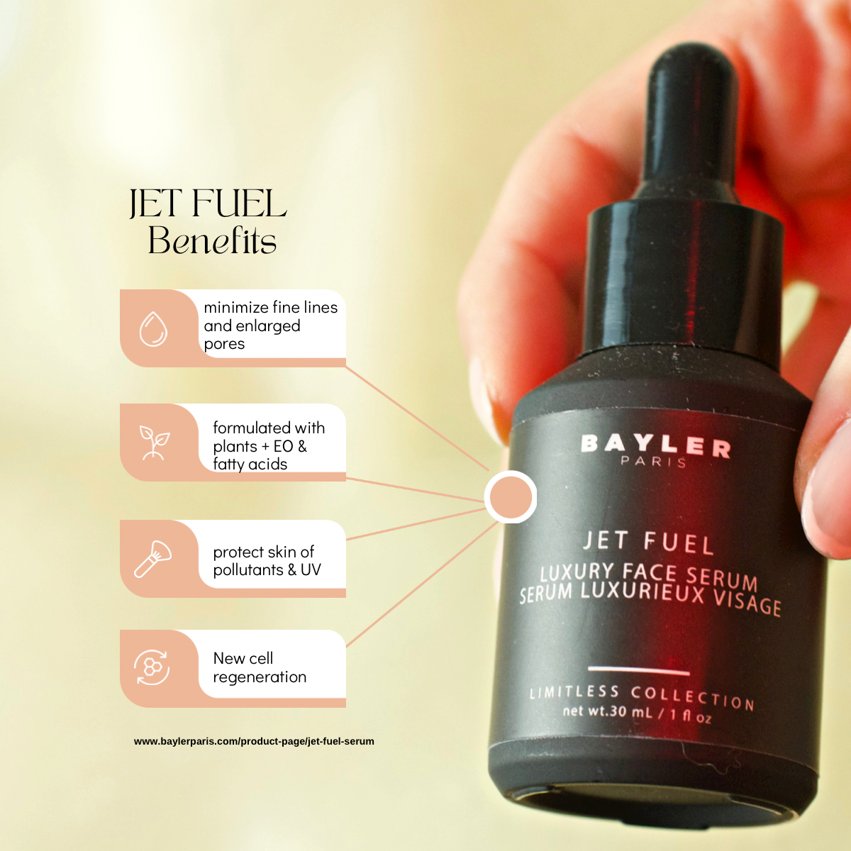JET FUEL AGELESS GLOW FACE SERUM / PRE ORDER $49