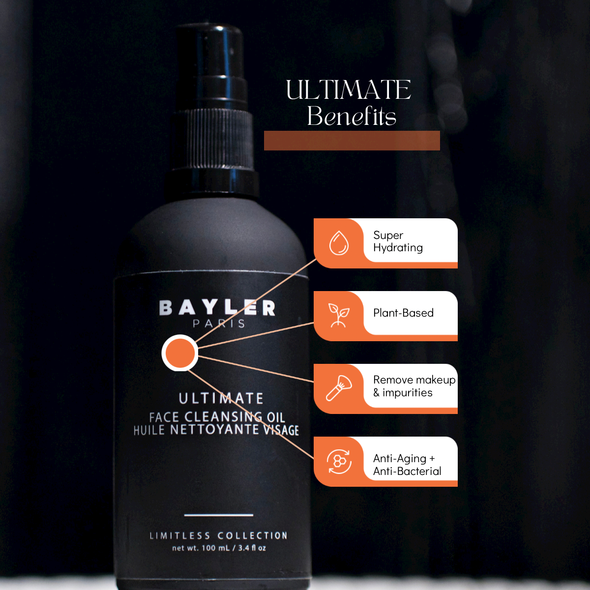 ULTIMATE FACE CLEANSING OIL /PRE ORDER $33